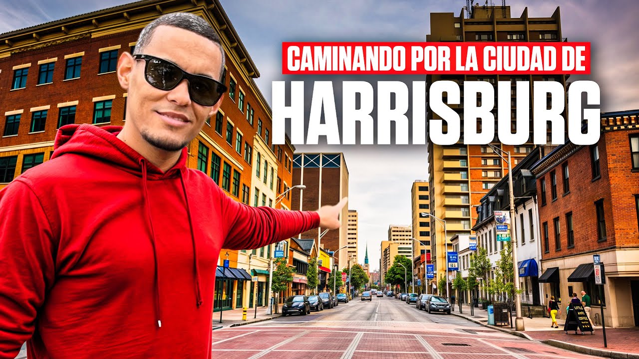 Caminando por la capital de Pensilvania 🇺🇸 HARRISBURG - IRL