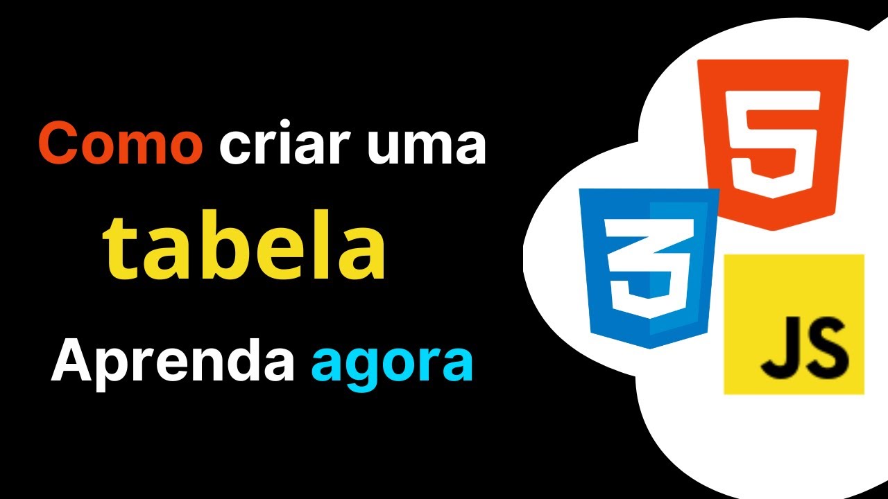 Como criar uma tabela em html - Aula #12 pt-01