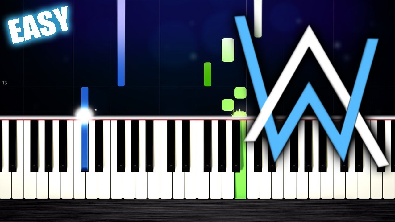 Alan Walker, K-391 & Emelie Hollow - Lily - EASY Piano Tutorial by PlutaX