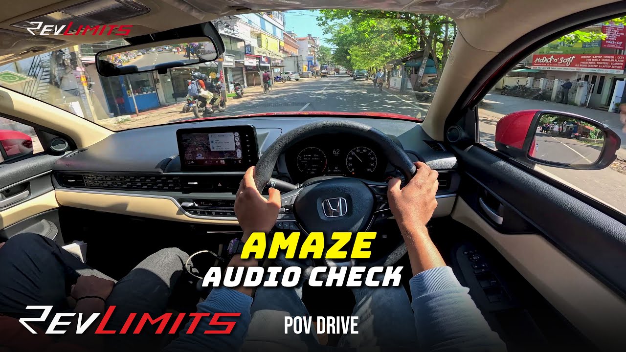 2025 Honda AMAZE | Audio Check | ZX | (1.2L I-VTEC  - 90PS) | POV Test Drive #245 | RevLimits |