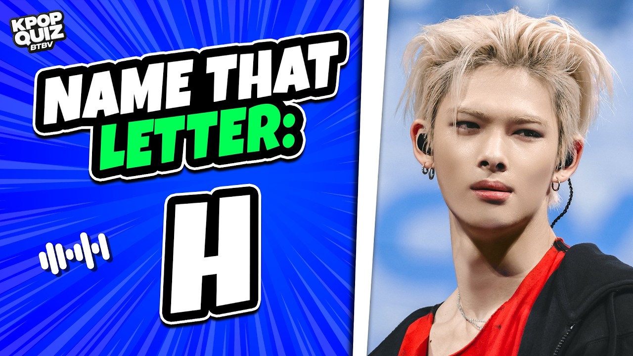 💫 NAME THAT LETTER: A-Z KPOP SONGS #2 ✨| KPOP QUIZ 2025