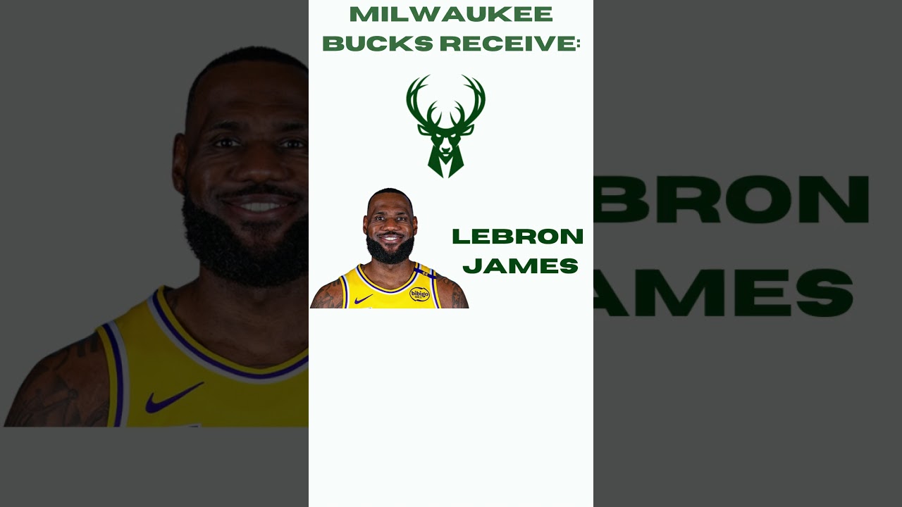 TRADING LeBron James To The Milwaukee Bucks! #nba #basketball #viral