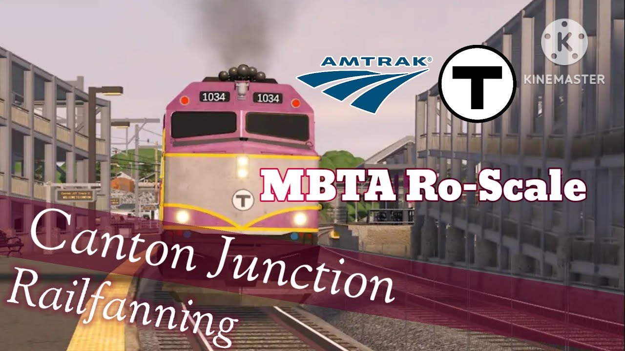 MBTA Railfanning Canton Junction RO-Scale