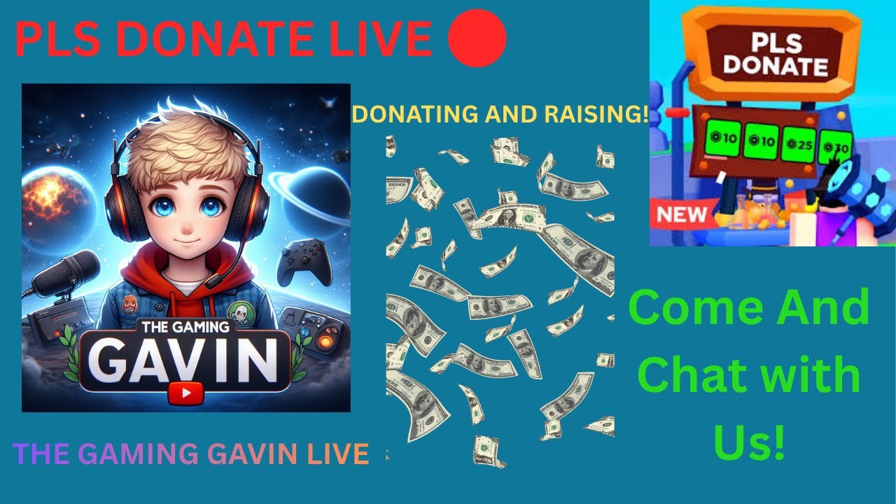 PLS DONATE Live | Donating Robux & Supporting Players