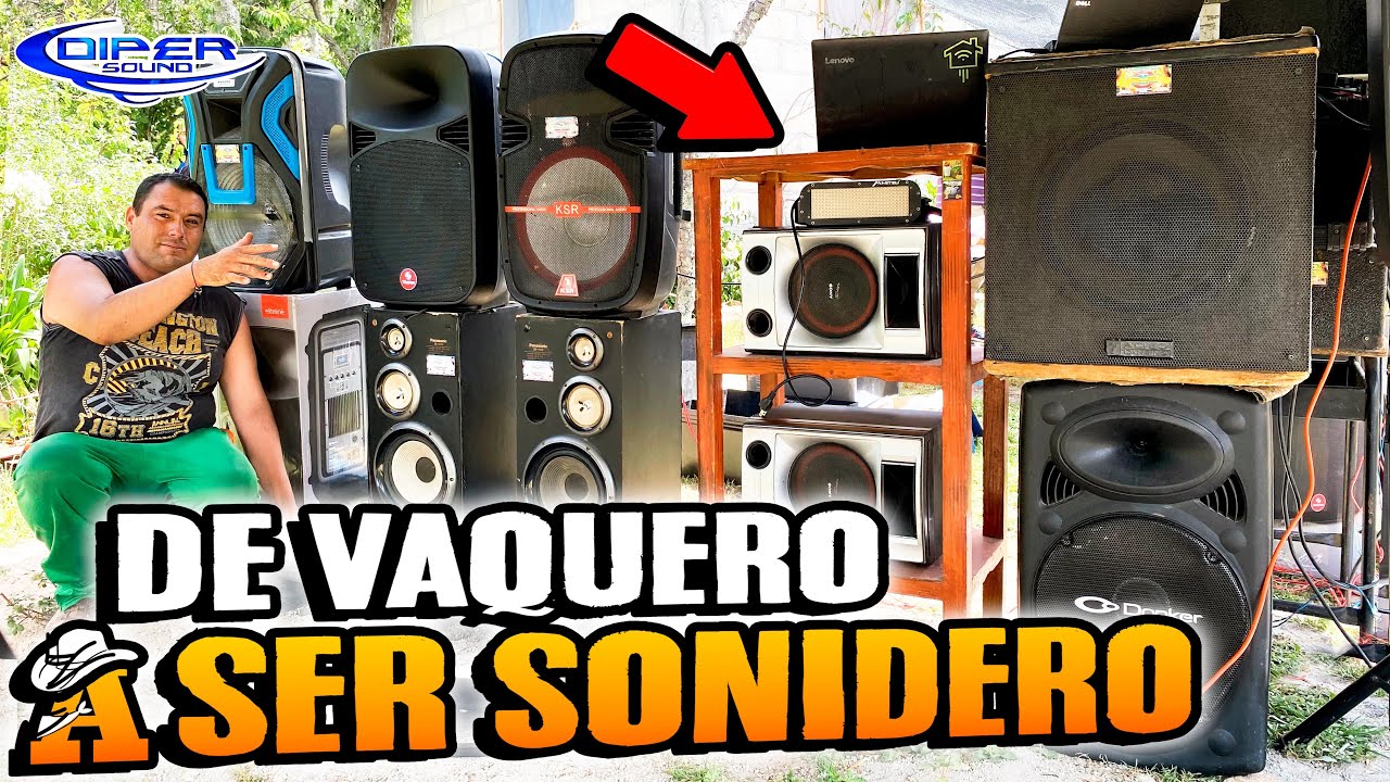 BOCINAS DE VARIAS PERO CON TODO PARA HACER SU SONIDO | CHURUMBEL