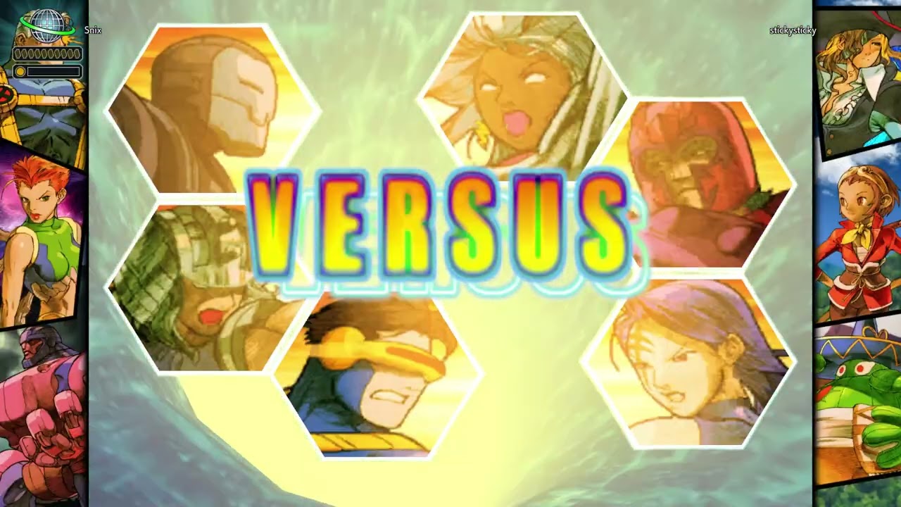 [Snix vs stickysticky] | MvC2 Ranked Matches | Unpredictable Gameplay