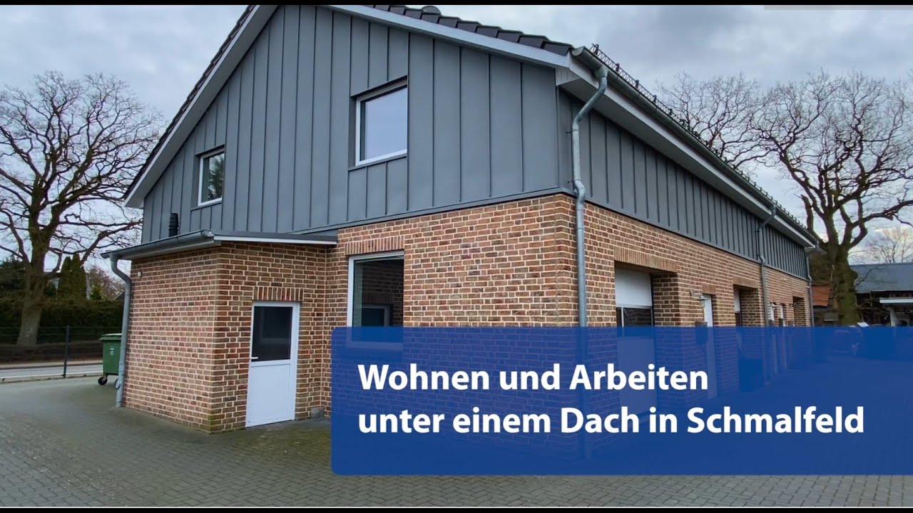 Kaltenkirchener Bank - Wohnen und Arbeiten unter einem Dach in Schmalfeld