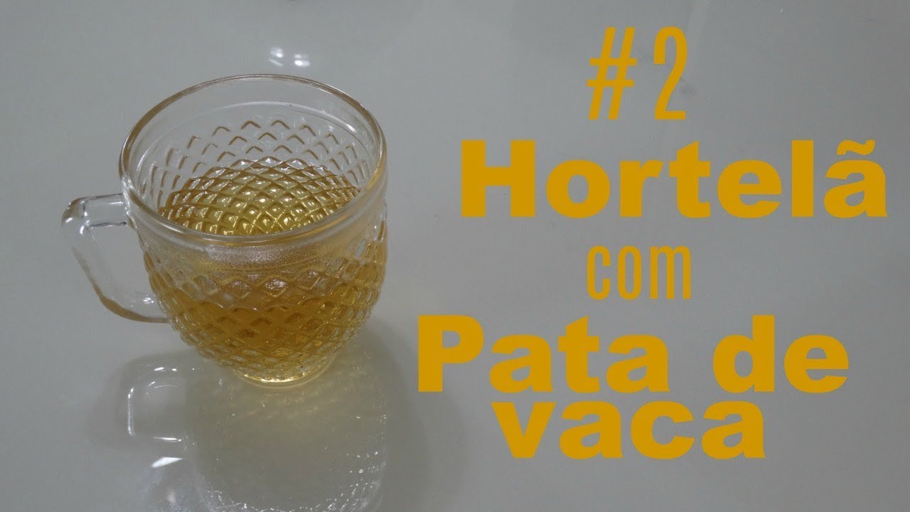 Chá #2 Hortelã e pata de vaca - Dicas da Nutri