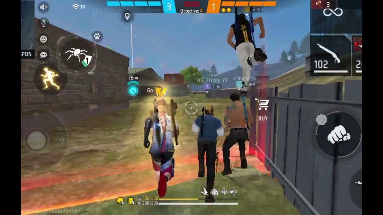 # only RED SHOT gameplay # free fire 🔥🔥🔥🔥# like please 😭🙏