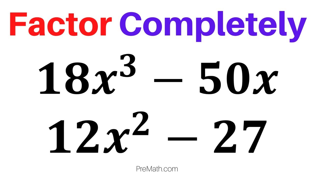 How to Factor Binomial Expressions - Fast & Easy Method