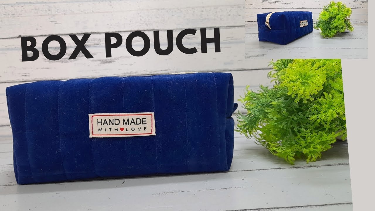 Box Pouch Sewing Tutorial/ Easy Sewing Tutorial #diy #pouch 