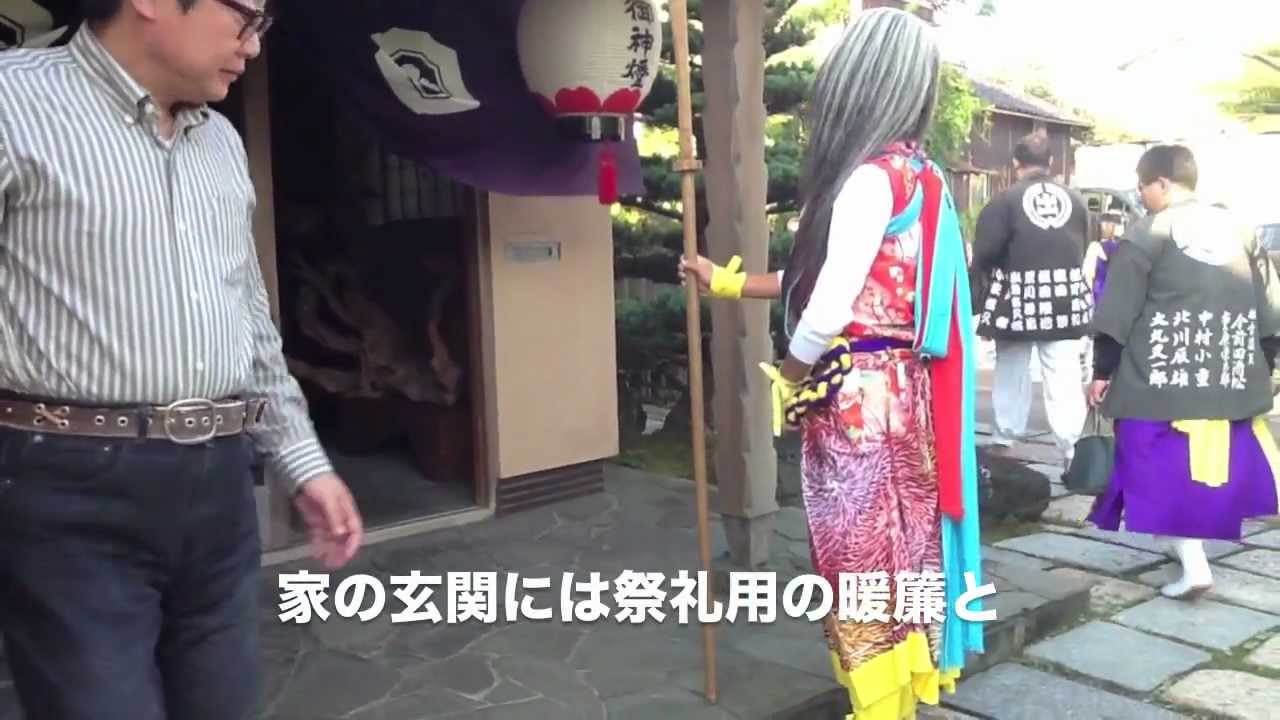 内灘の祭礼・小濱神社出村下の獅子舞2012