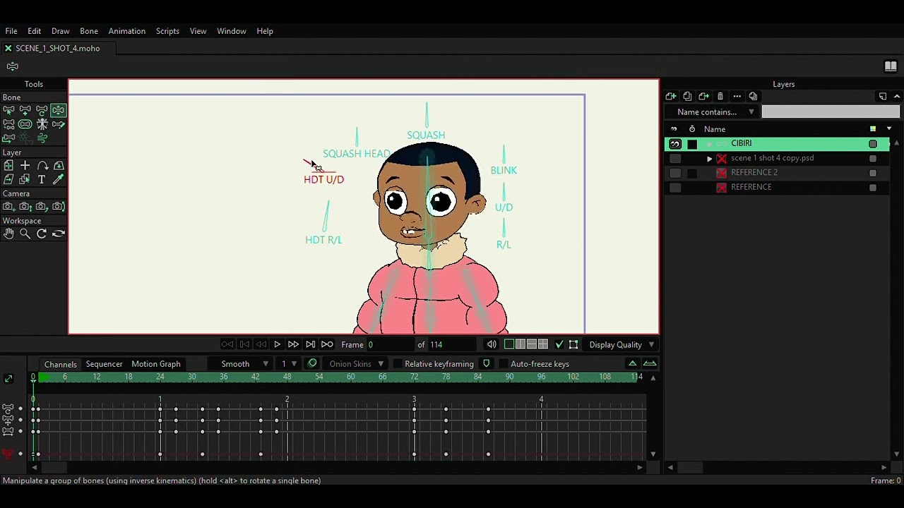 Moho Character Test | Dawn Visuals Animation | Rwanda