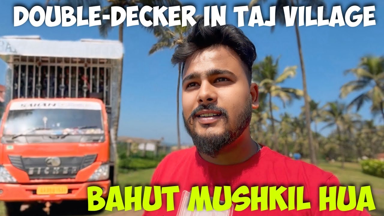 Double-decker Dj Truck in Taj village || bahut Mushkil Se Laya Andar #viralvideo 