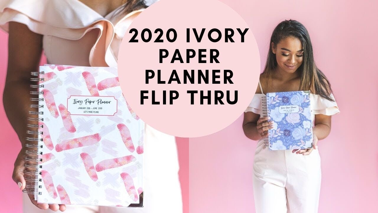 Ivory Paper Planner 2020 Flip Thru