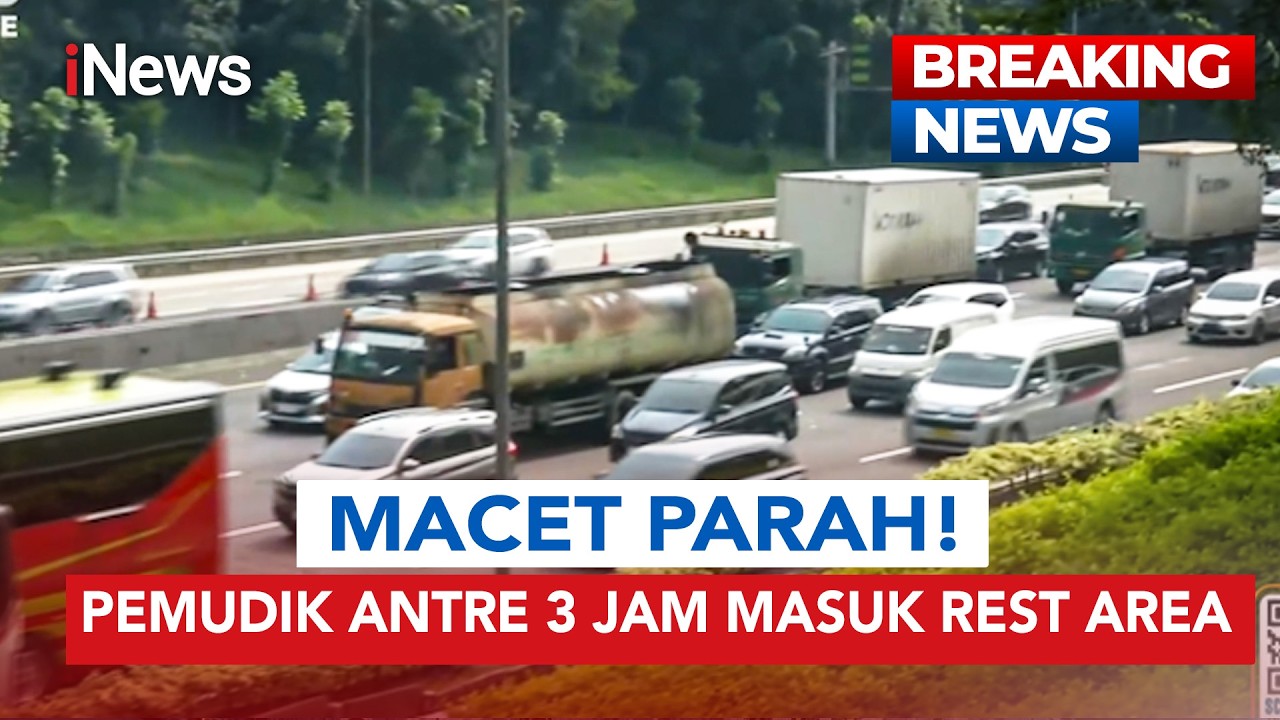 Puncak Mudik! Antrean 3 Jam Masuk Rest Area | BREAKING NEWS