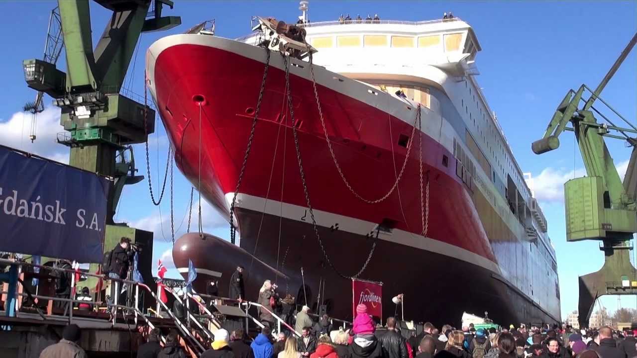 Launching MS Bergensfjord Stocznia Gdańska