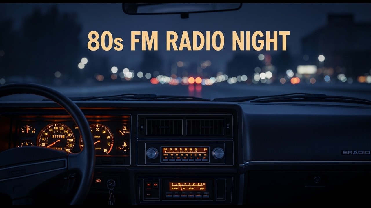 80s Late Night Drive Compilation 🌙 Vintage Cassette Tape Mix – Midnight Drive Love Songs Compilation