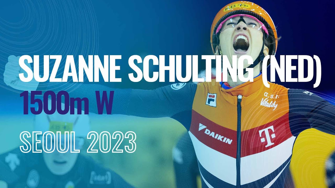 Suzanne SCHULTING (NED) | Winner | 1500m W | Seoul | #WorldShortTrack