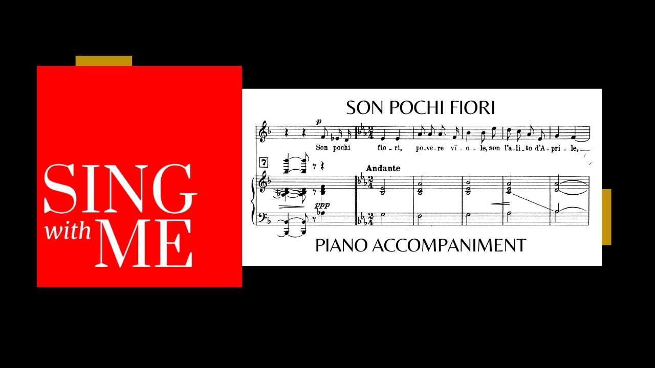 Son pochi fiori - Accompaniment - Mascagni