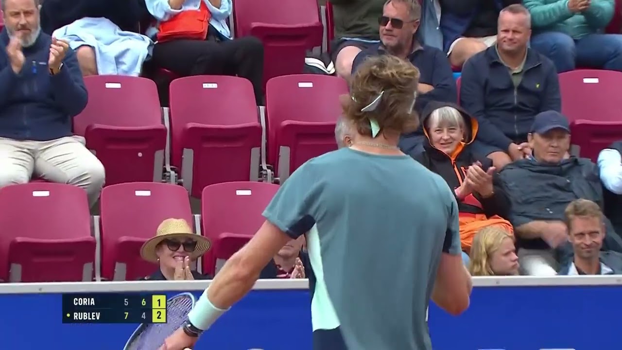 Hot Shots: Rublev hot shots at #nordeaopen 2022.