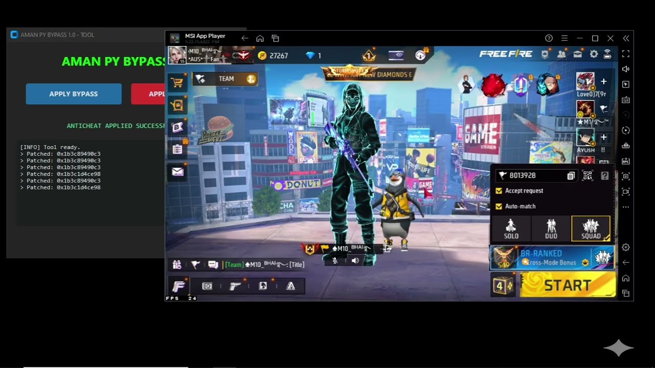 NEW UPDATE PC EMULATOR BYPASS FOR💻FREE FIRE | 100% ANTIBAN | FREE FIRE PCPANEL GRATIS🎯OB52 SAFE