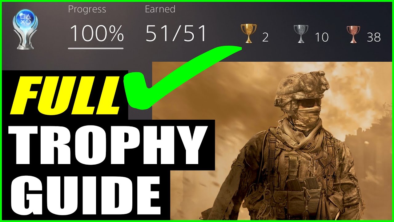Call of Duty: Modern Warfare 2 Remastered Platinum Trophy Guide (MW2R)