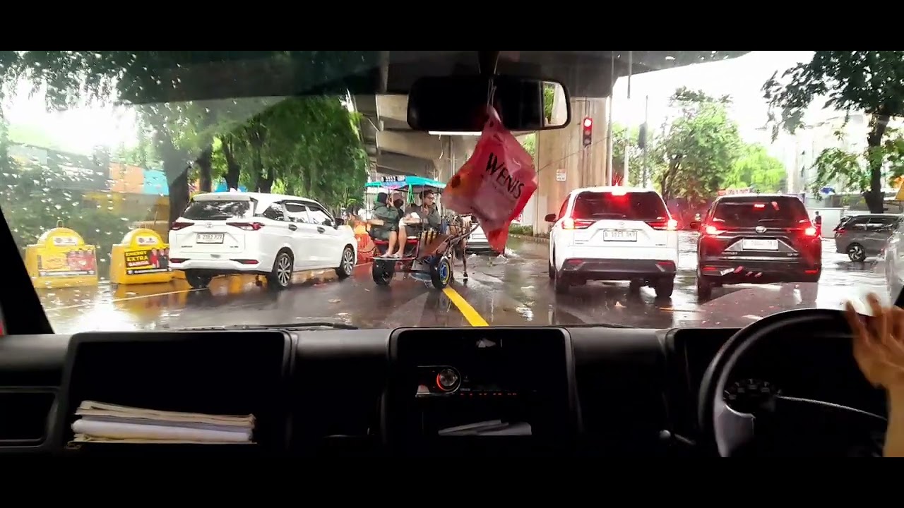 Menerjang banjing di kelapa gading #fypシ #jalanyangjauhjanganlupapulang #trending 
