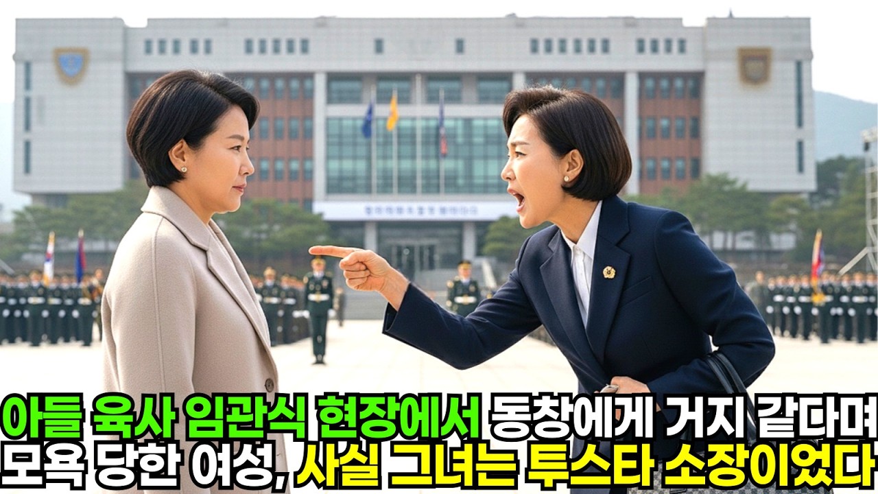 아들 육사 임관식 현장에서 동창에게 거지 같다며 모욕 당한 여성, 사실 그녀는 투스타 소장이었다