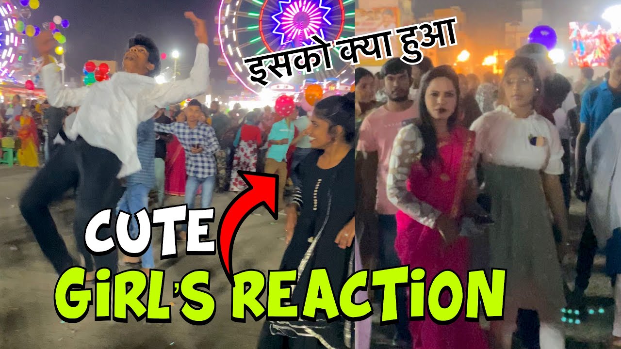 Cute girl’s reaction 😍 backflip in public / hyperhook Aashish indore