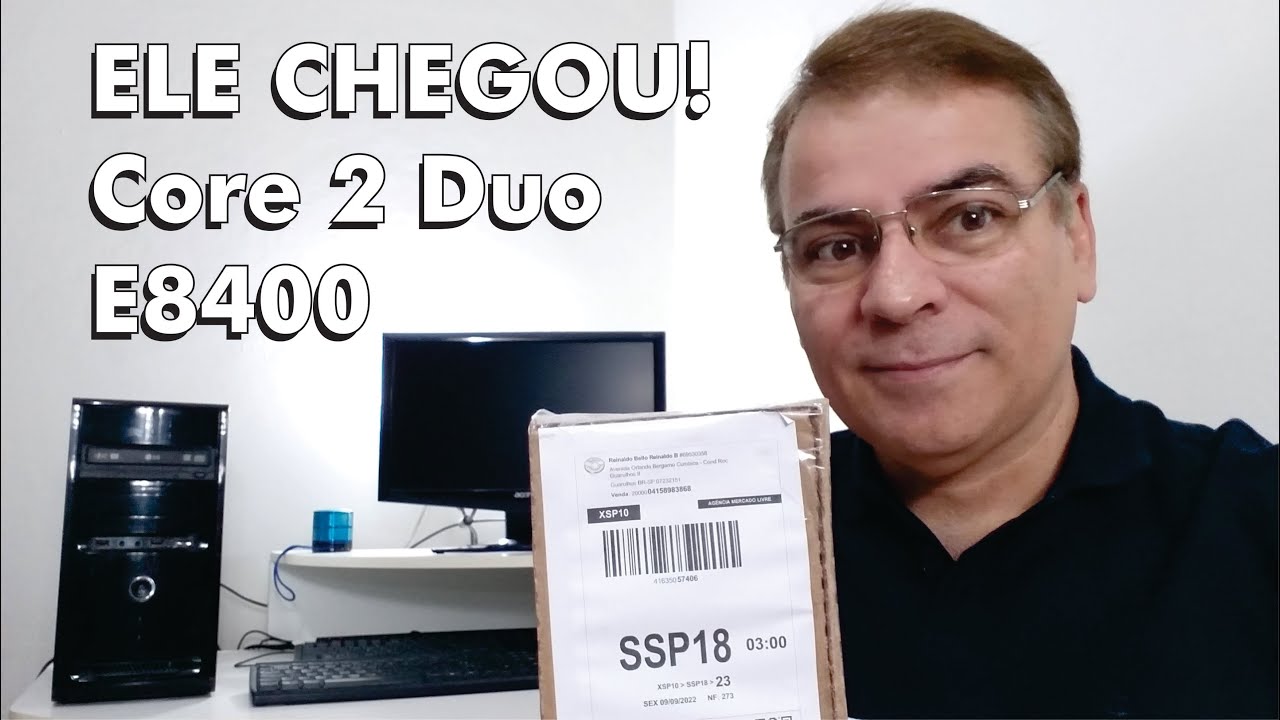 Trocando o dual core pelo Core 2 duo E8400!