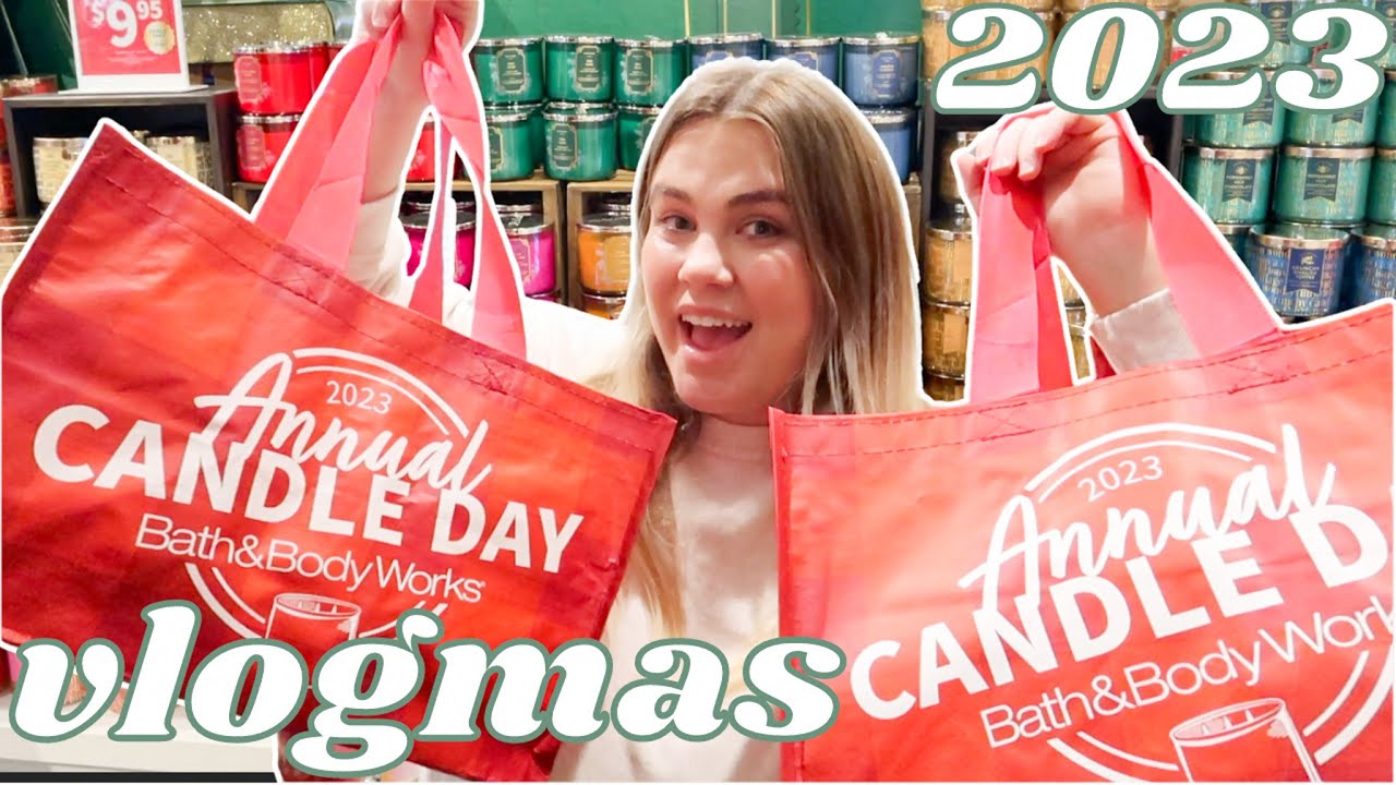 HUGE candle day haul! *vlogmas day 1* 2023