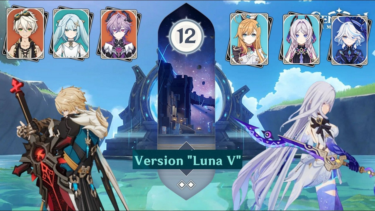C0 Varka & C0 Skirk | New Spiral Abyss Luna V | Genshin Impact