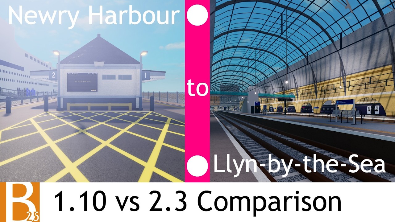 [SCR Timelapse] Newry Harbour to Llyn-by-the-Sea - 1.10 vs 2.3