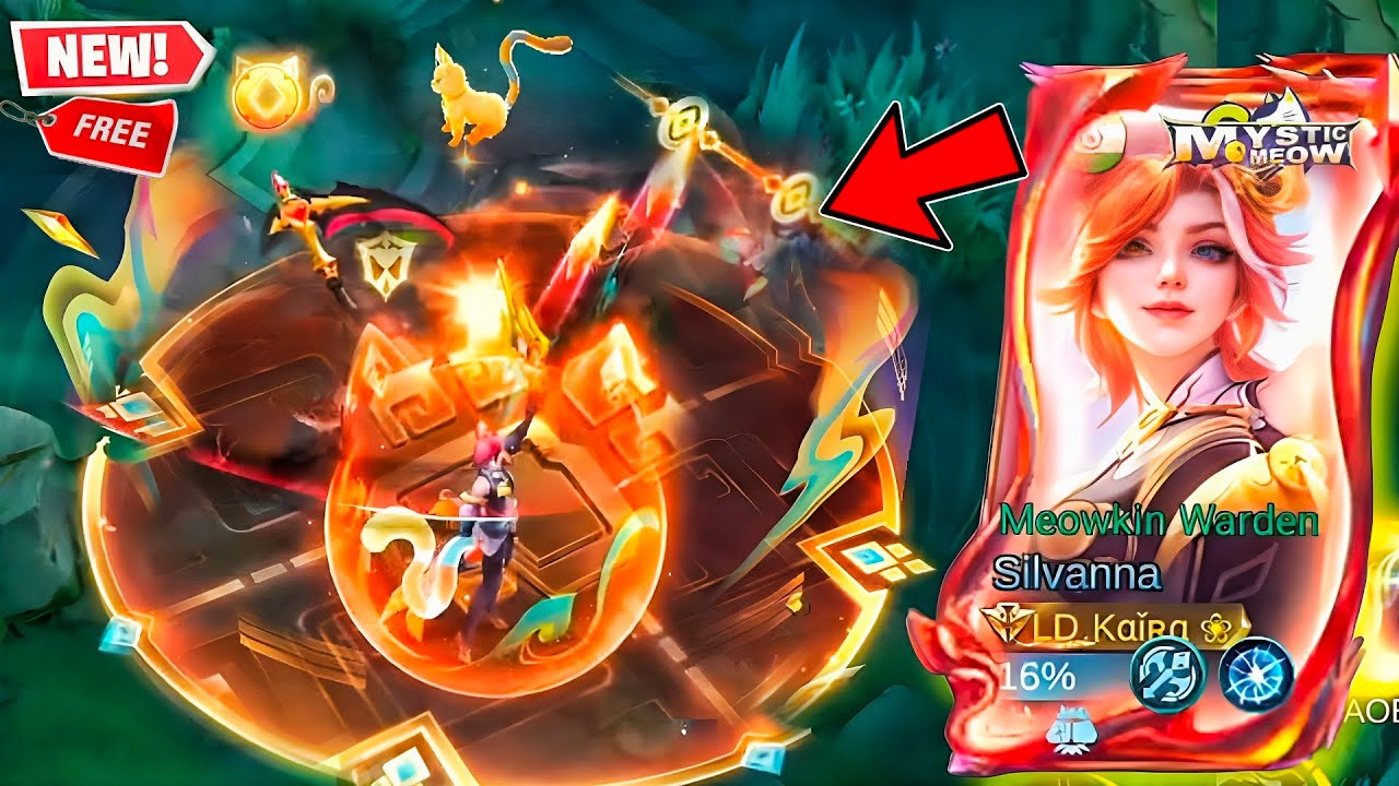 Silvanna New Fatcat Skin Gameplay!😻🐾 Free Skin Meowkin Warden🐱