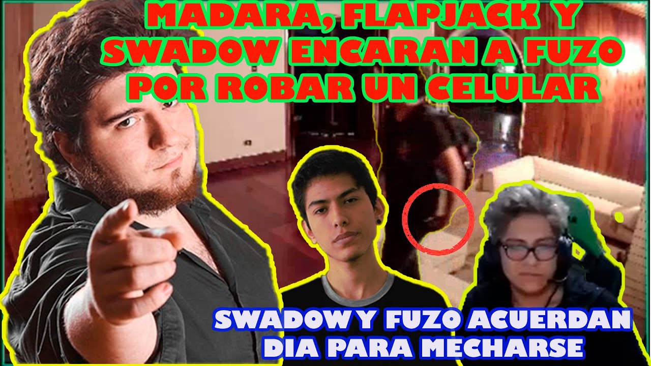 MADARA, FLAPJACK Y SWADOW ENCARAN A FUZO POR ROBO DE CELULAR. ( swadow reta fuzo a una pelea)