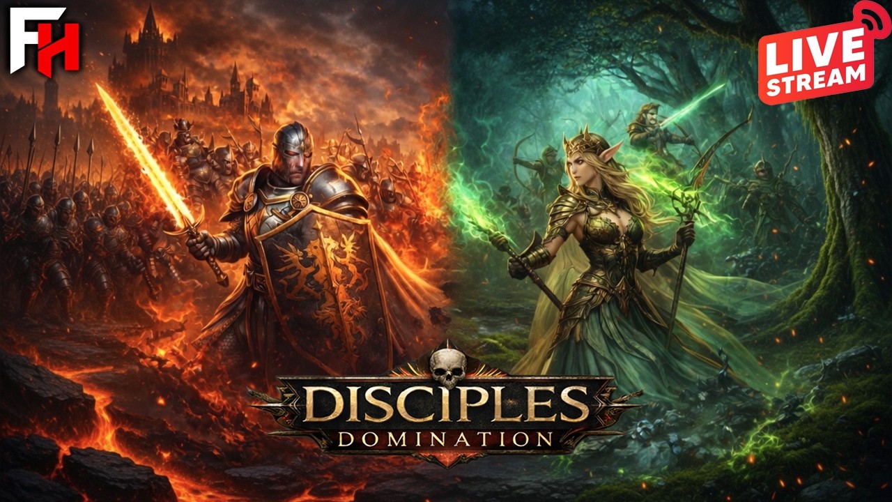 Disciples: Domination — Война империи и эльфов будет ? ( Стрим 4 )