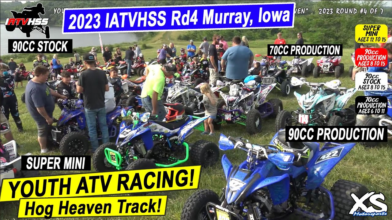 Youth ATV XC Racing ages 6-15 IATVHSS 2023 Rd4 Hog Heaven - Murray, IA - Kole Brandt 1st Overall 🥇