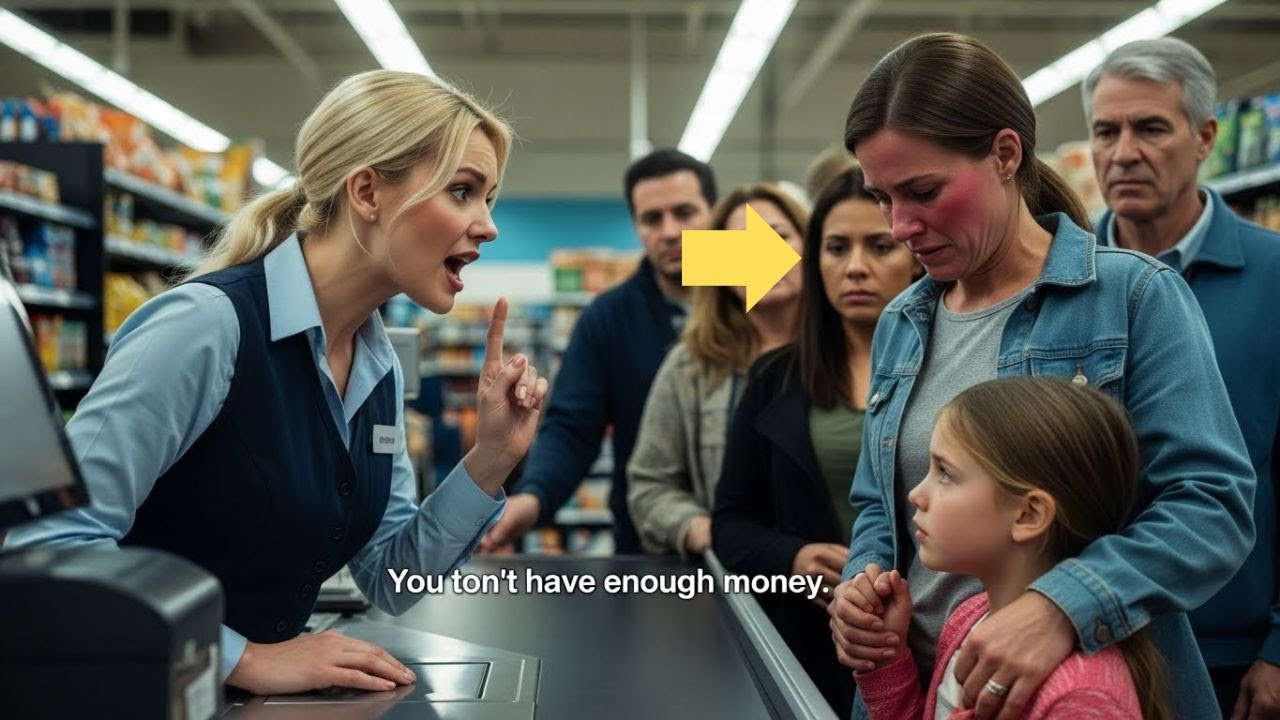 The Cashier Insulted the Mother With Her Child… Until the Store Owner Walked In