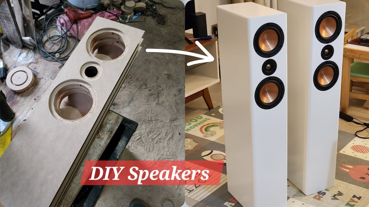 Construcción de altavoces hifi tipo columna. DIY.