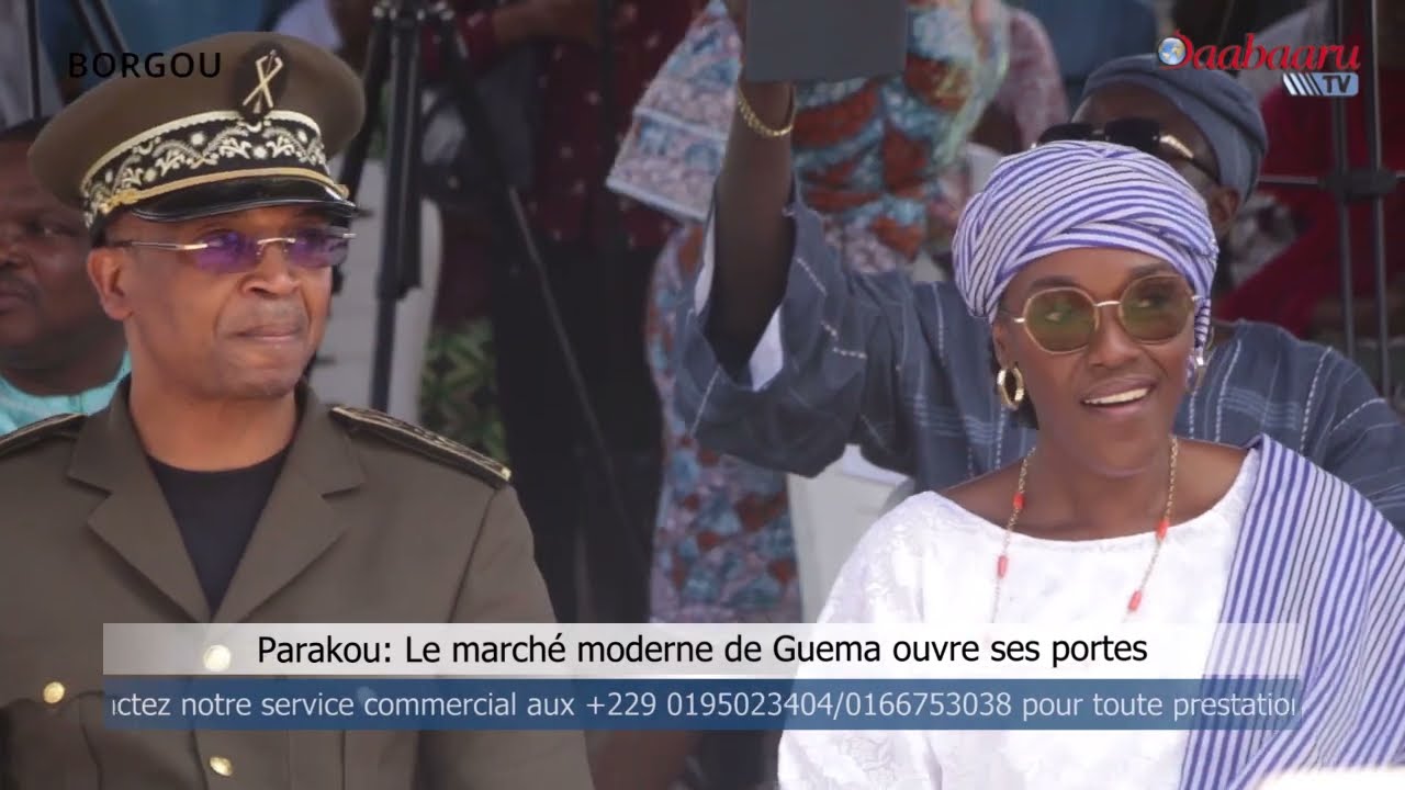 PARAKOU : Le march&eacute; moderne de Guema ouvre ses portes 