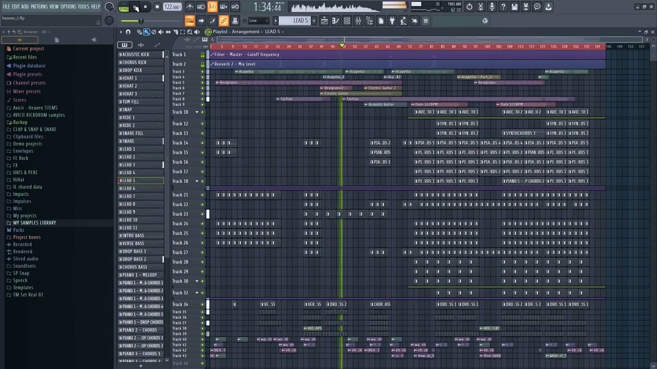 Avicii - Heaven (Full Remake + FLP)