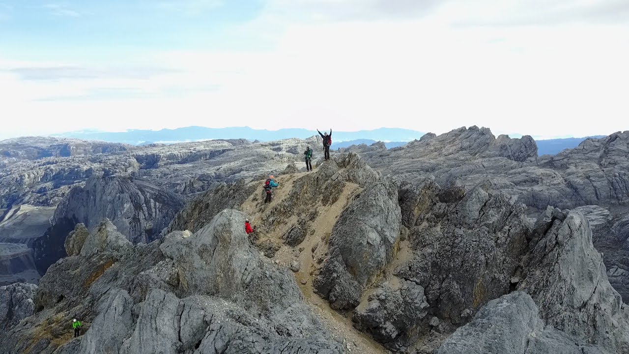 Drone video from Carstensz Pyramid