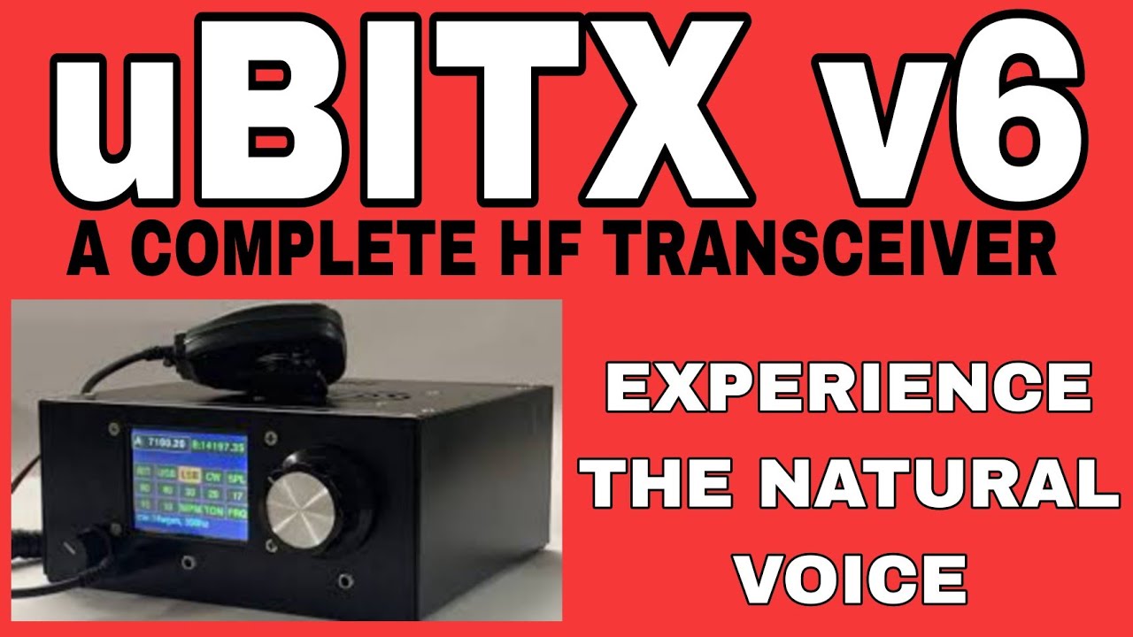 uBITX V6 TUNING TO A NATURAL AUDIO ON RX & TX AND ELIMINATION OF RF interference