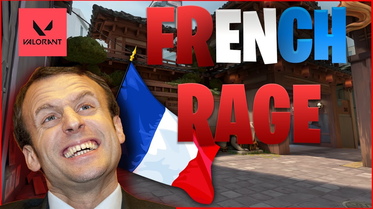 VALORANT BUT WITH FRENCH PEOPLE RAGING #valorant
