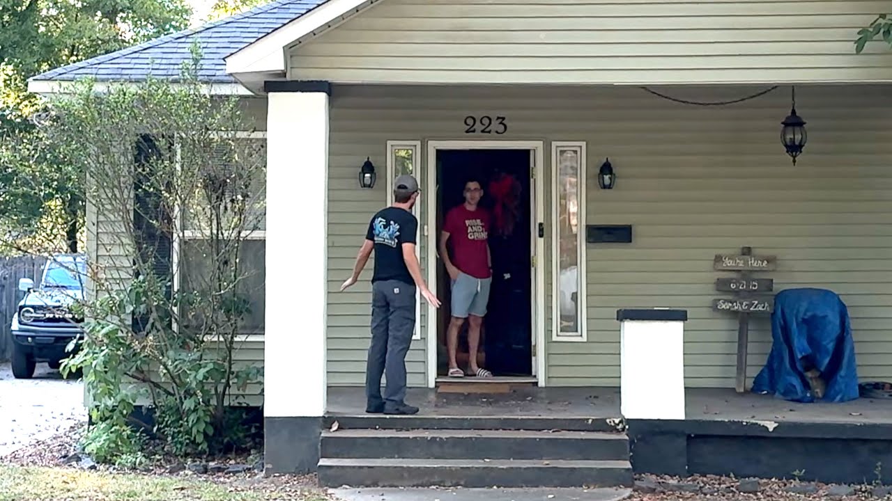 Military Service Member gets offered a FREE cleaning for his driveway