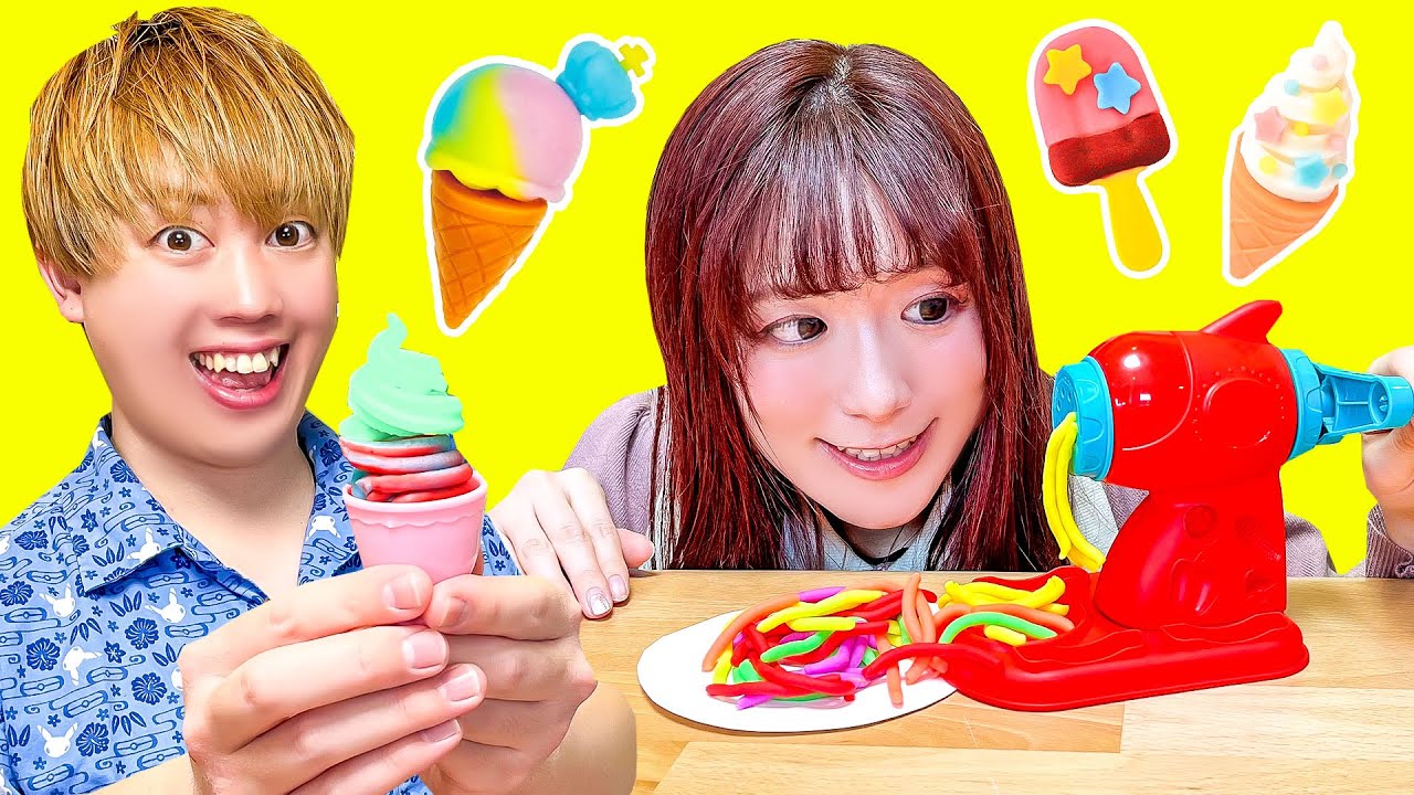 キミなら何を作る？ねんどで作ったものが現実になっちゃった！24時間カラフル粘土生活！【検証】