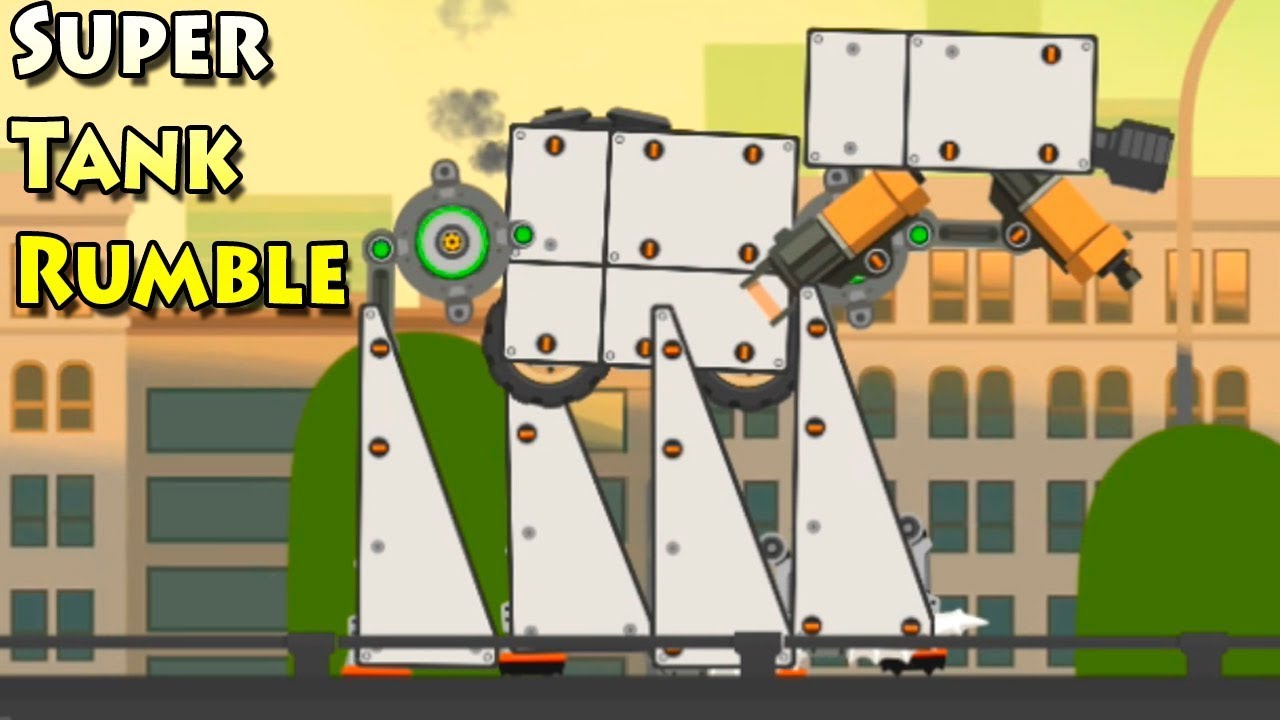 Тестируем танки! Супер танк! Super Tank Rumble! Собери свой танк! крафт танка!