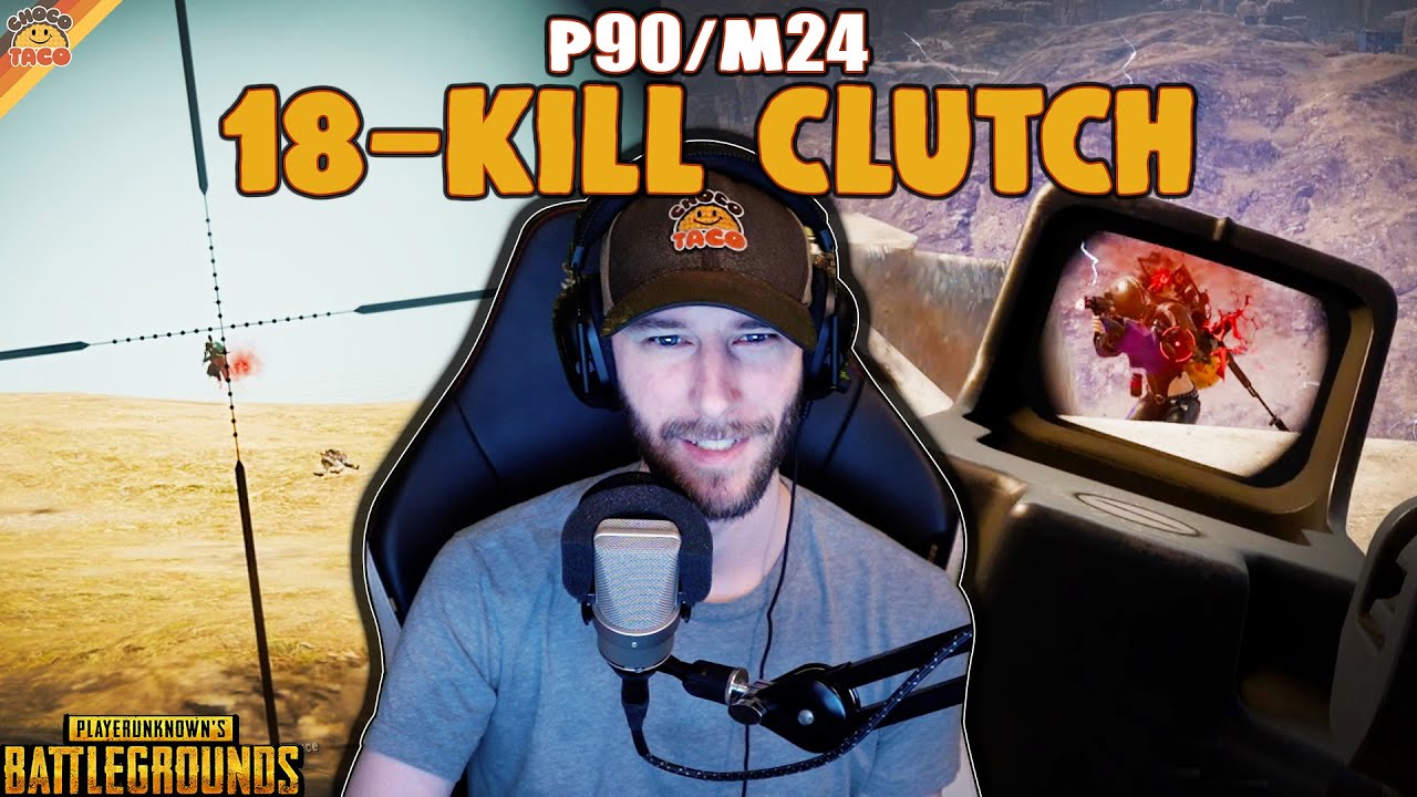 An 18-Kill P90/M24 Clutch ft. Halifax | chocoTaco PUBG Miramar Duos Gameplay