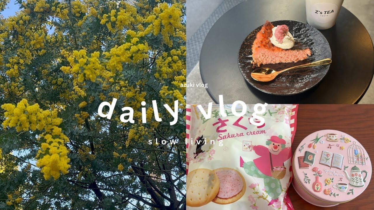 ［vlog］暮らしに春を🌸🍃好きなものに癒される暮らし🍪